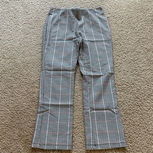 Women's Checkered Trousers - Black, White and Red